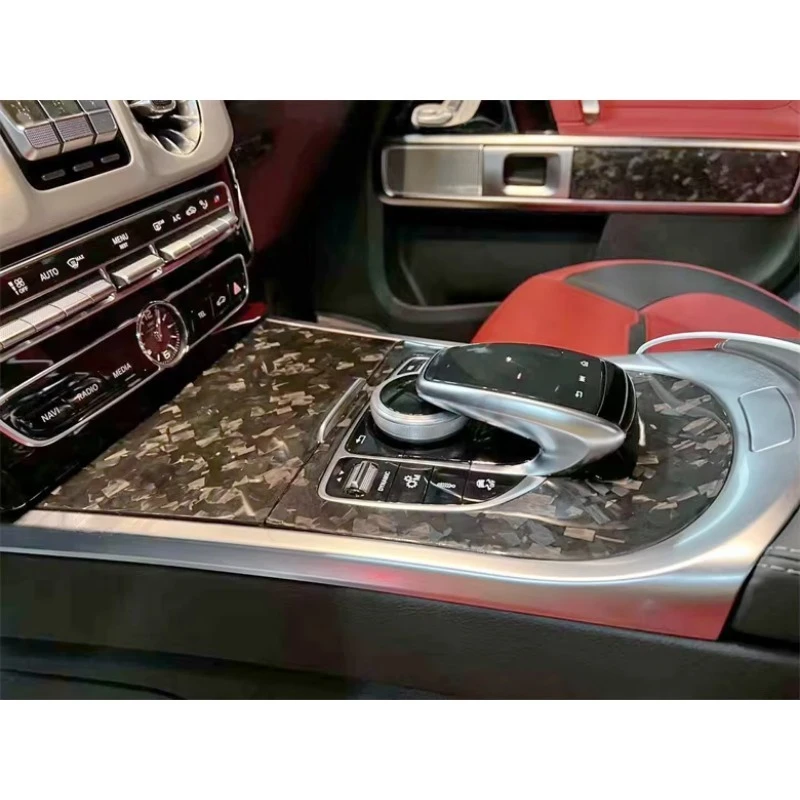 OEM Paste style Dry forged carbon fiber interior 8 pieces for G Class W464 G500 G63 G65 G550 G63 2019-2022