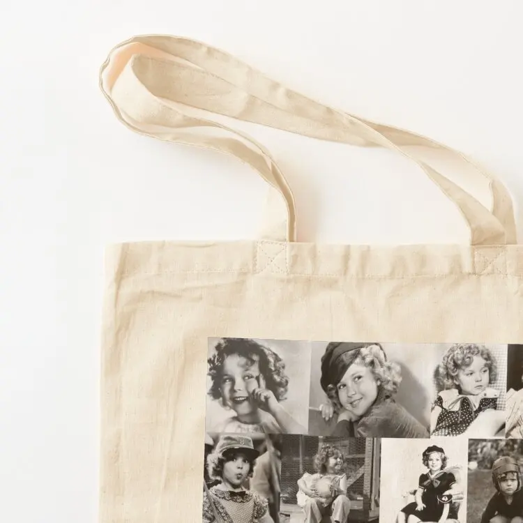 Shirley Temple Collage Tote Bag cute pouch bag shoping bag Shopper great