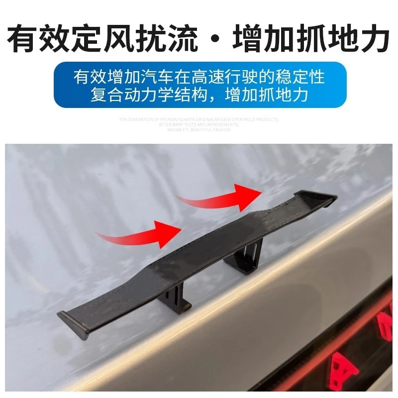 

Universal mini Auto Spoiler Trim black color 1111