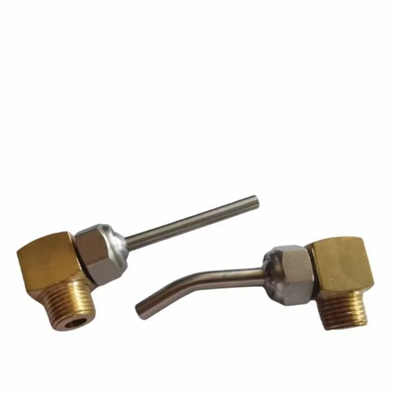 

2PCS Cutter Tower Nozzle Cutter Base square copper water nozzle CNC lathe outlet coolant nozzle