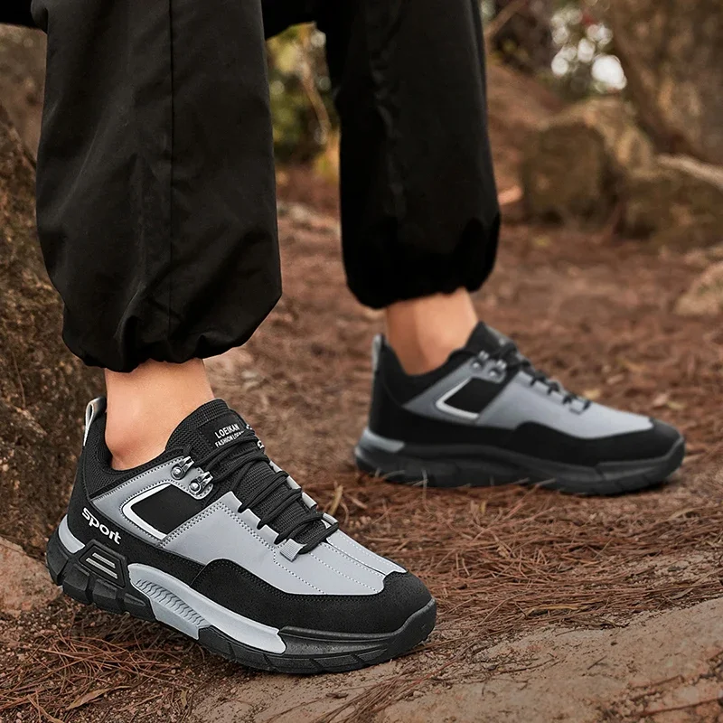

Универсальные мужские кроссовки для отдыха, мужские легкие удобные спортивные прогулочные туфли, модные высококачественные массивные туфли, мужская обувь