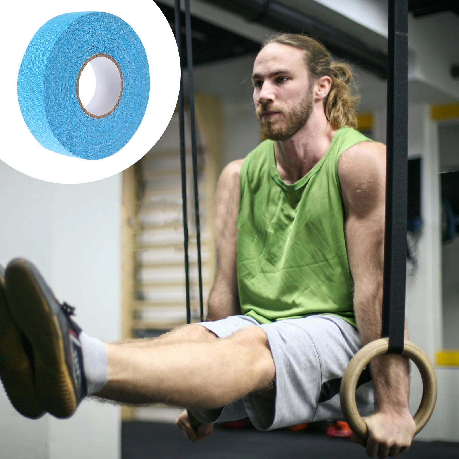 

1pc Anti-Slip Grip Tape High Viscosity Durable Air Lifting Ring Hockey Sport Equipment Premium Adhesive Tape For Sports