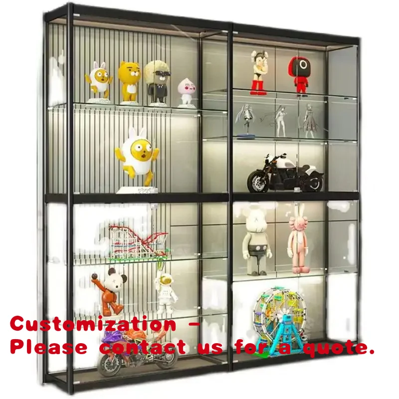 

Customize.Hot Selling Frame Boutique Hexagonal Rotating Cabinet Wall Display Glass showcase Retail Display