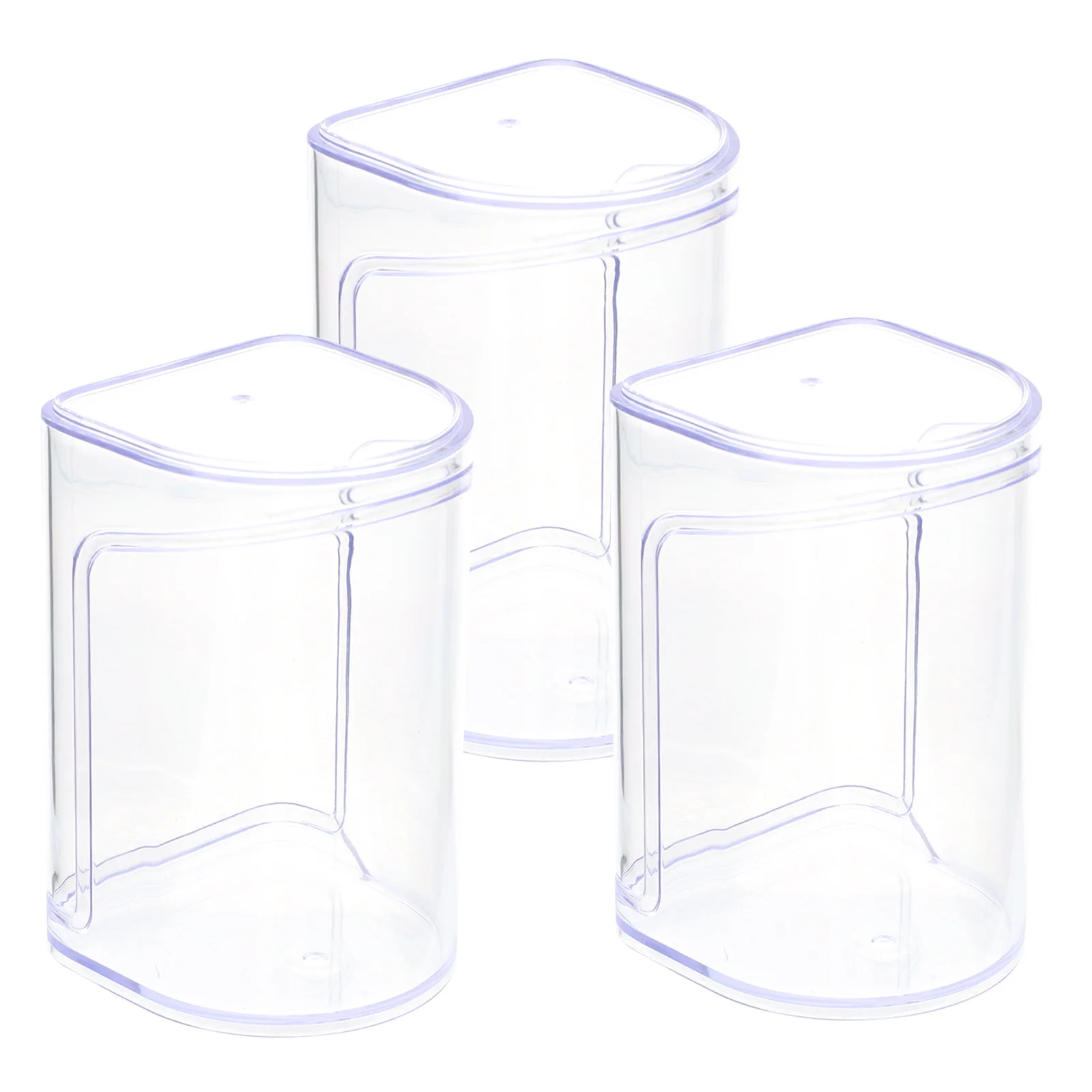 

3pcs Clear Display Case Transparent Storage Box For Collectibles Showcase Garage Kits Exhibition Artwork Container