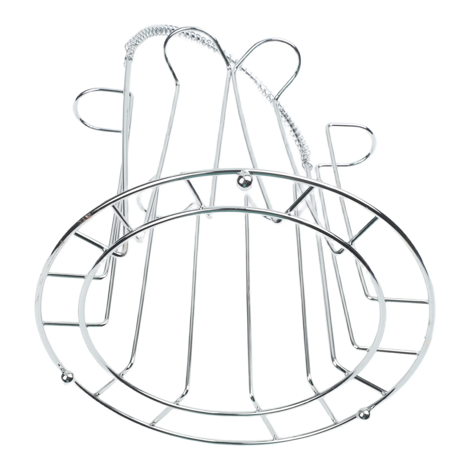 Kitchen Cup Holder Rack Constructed from Stainless Steel with Upside Down Layout for Efficient Glass Cup Drainage