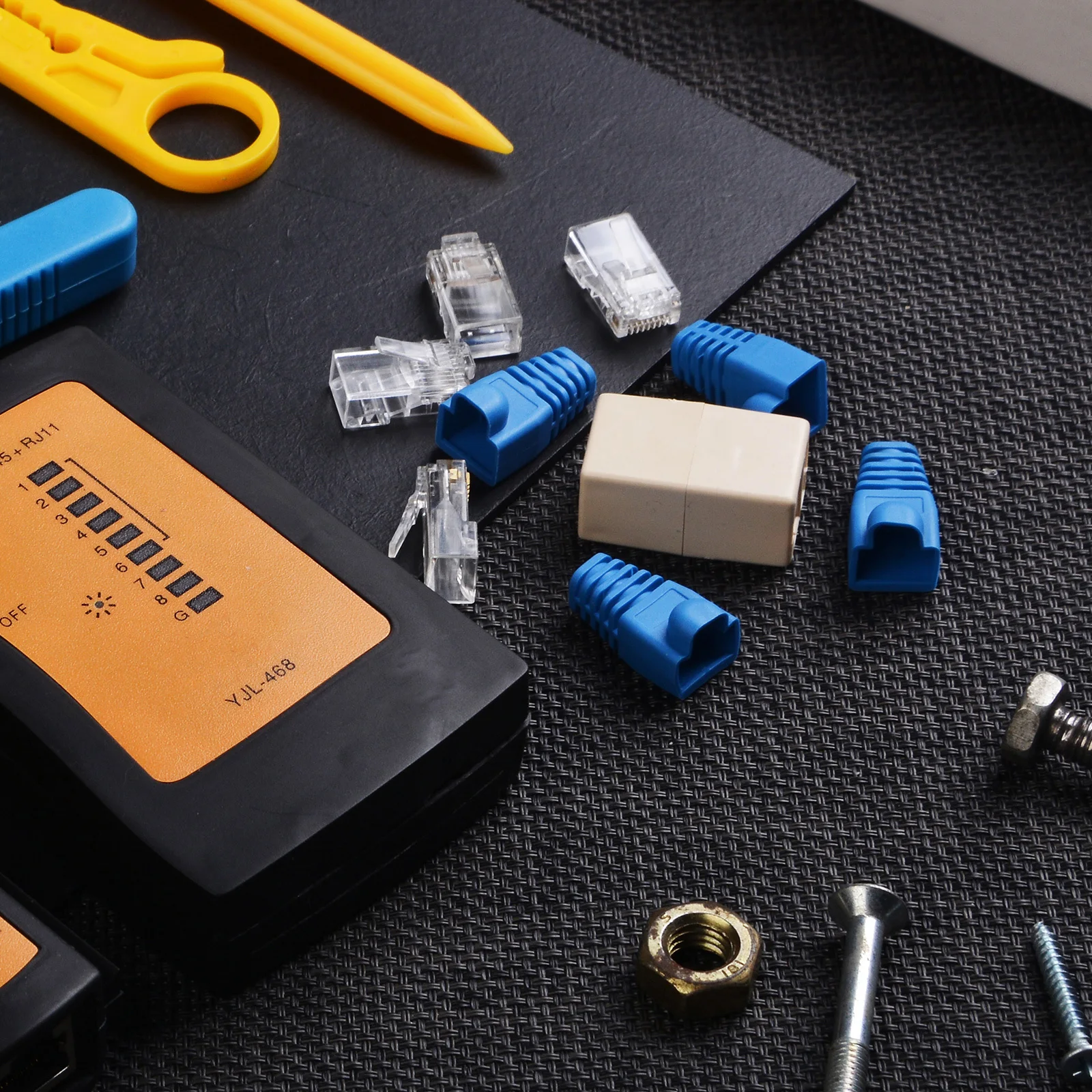 

100pcs Network Cable Cover Anti-Bend Connector Protector Dust Water Resistant Plastic Plug Boot Cap Cable Boots Cover
