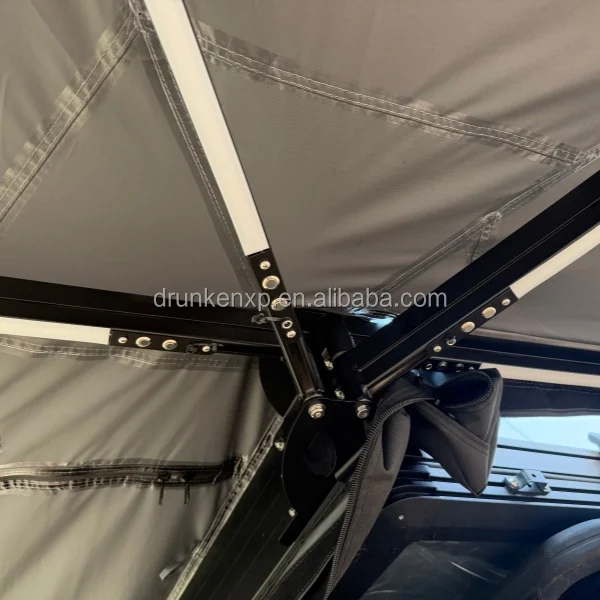 NEW 360 Degree 1.5m Extend to 2.2m Diameter with LED Lights and D Hole Free Standing Awning Car Side Awning