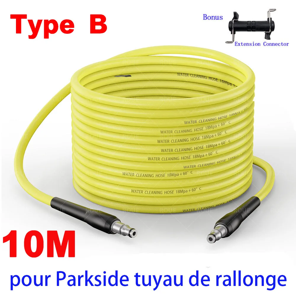 Tuyau pour pistolet de lavage, adaptateur d\'outils Parkside/connecteur de buses Lavor, tuyau rapide, Lance de lavage à haute pression