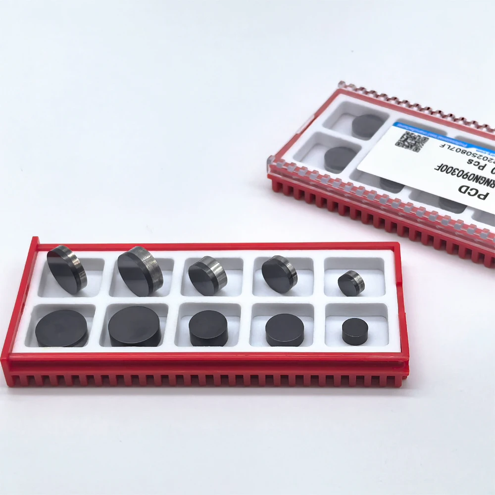 

RNGN0903 RNGN1204 PCBN CBN PCD Round Turning Inserts for Cylinder Head Engine Block CNC Milling Tool Holder Resurfacing Cutter