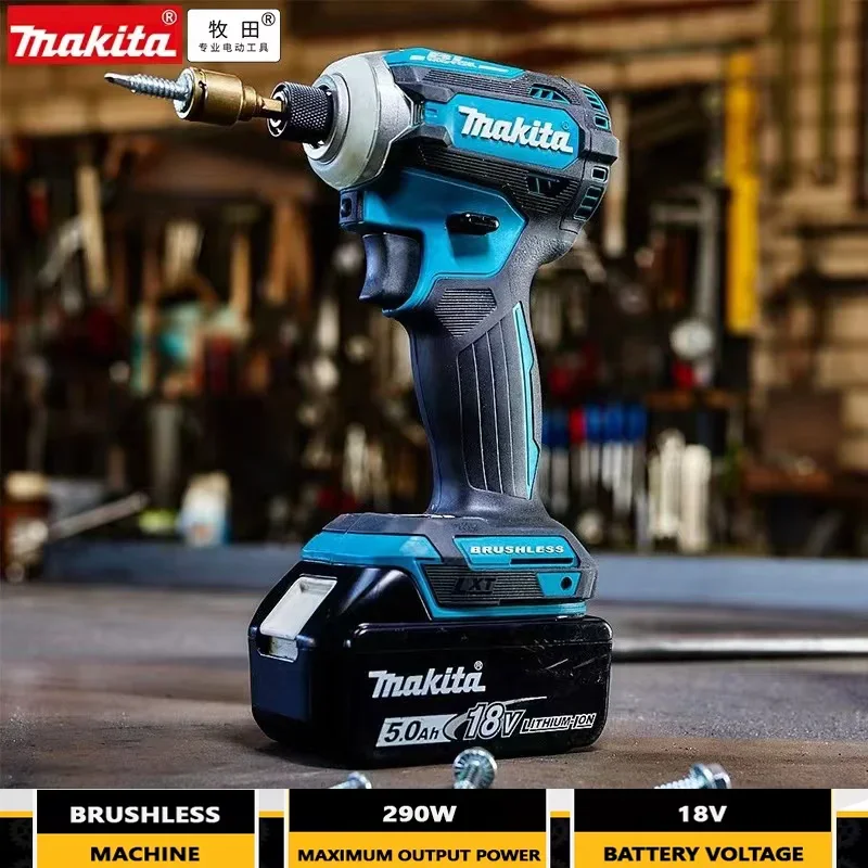 Makita DTD171 Brushless Impact Driver Rechargeable Screwdriver Drills Cordless Power Tools 18V BL Motor Bare Tool Unit