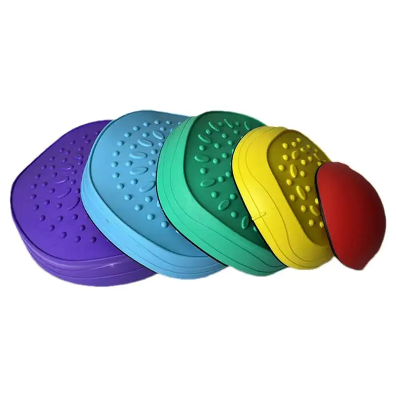 

Balance Stepping Stones Balance Stones Obstacle Course Colorful Foot Stepping Stones Non-Slip Texture Sensory Play Toy Outdoor