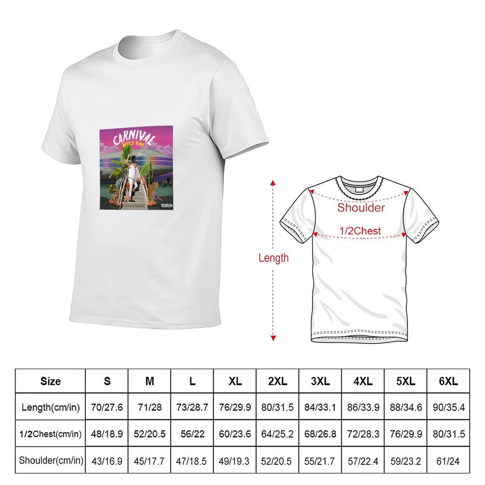 Bryce Vine - Carnival T-Shirt cheap stuff hippie clothes shirts men