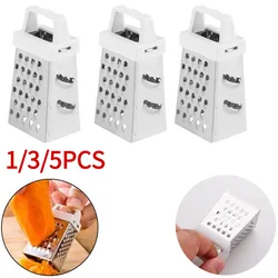 Stainless Steel Mini Four-Sided Grater Planer Multipurpose Vegetables Cutter 4 Sided Blades Household Box Grater Container