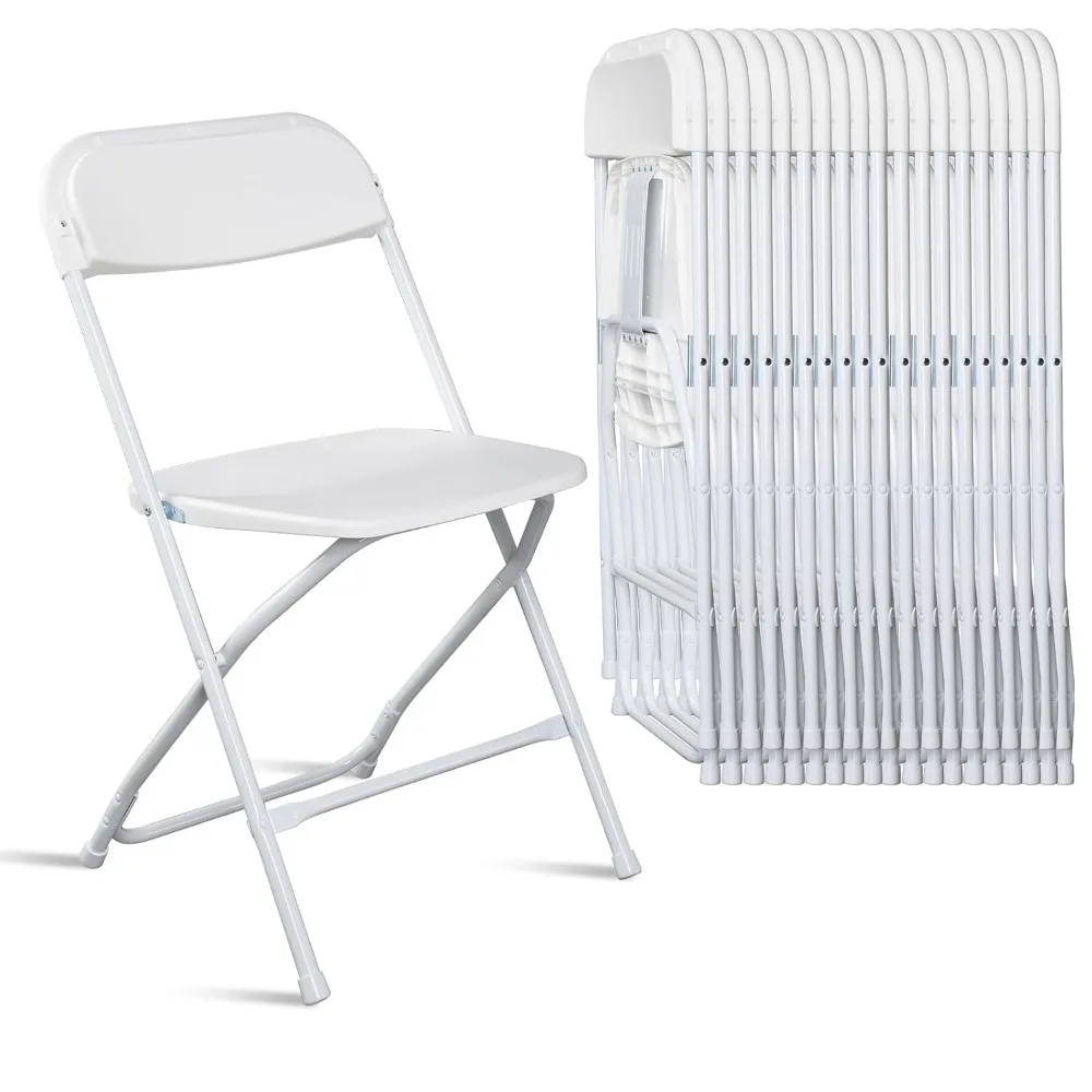 10pcs Folding Chair, Plastic Chairs with 330-Pound Capacity, Easy To Fold and Store Suitable, Customized