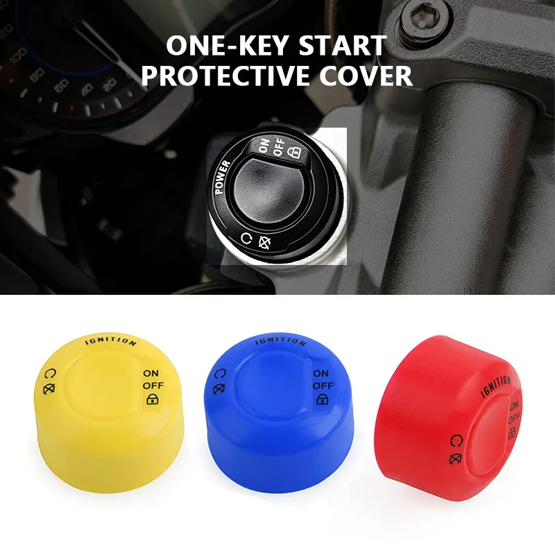 R1200GS R1250GS LC ADV One-key Start Switch Protective Cover For BMW R1200 GS R1250 GS R 1250 GS Adventure 2014-2023 Motorcycle