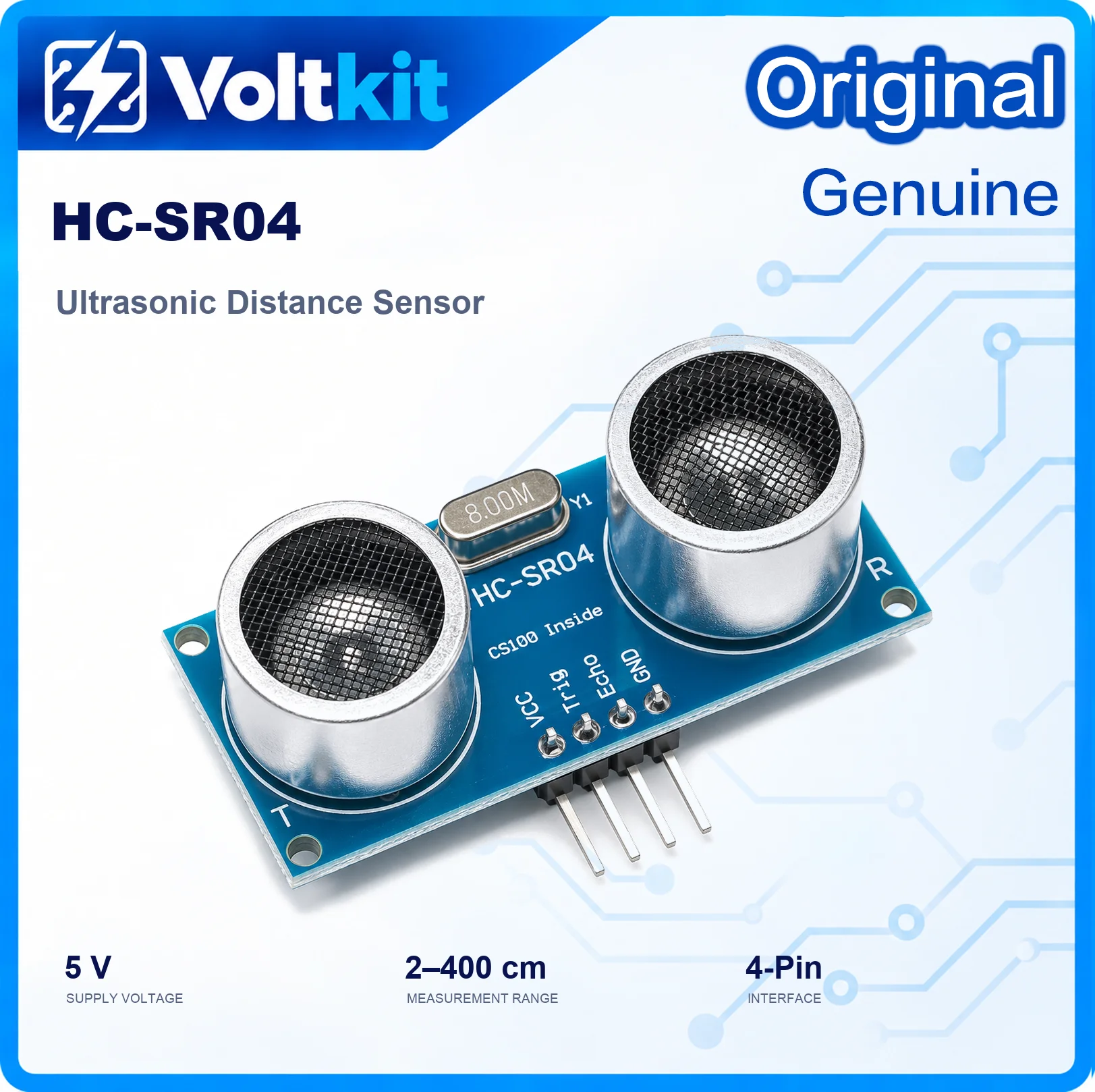 Ultrasonic Sensor Hc-Sr04 - 1 module de capteur de distance