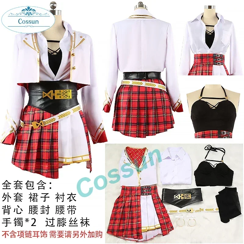 

COSSUN [Customized] Vtuber Nijisanji En ILUNA Scarle Yonaguni Cosplay Costume Halloween Game Women Men