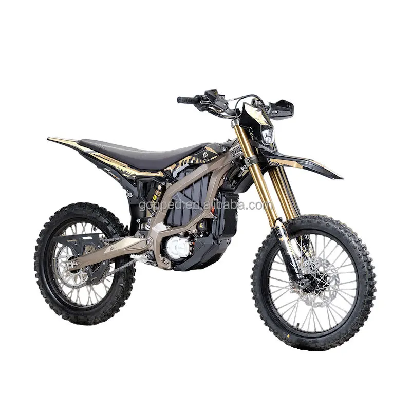 95kmh fast speed surron dirt bike 74v 21kw electric motorcycle ultra bee brown