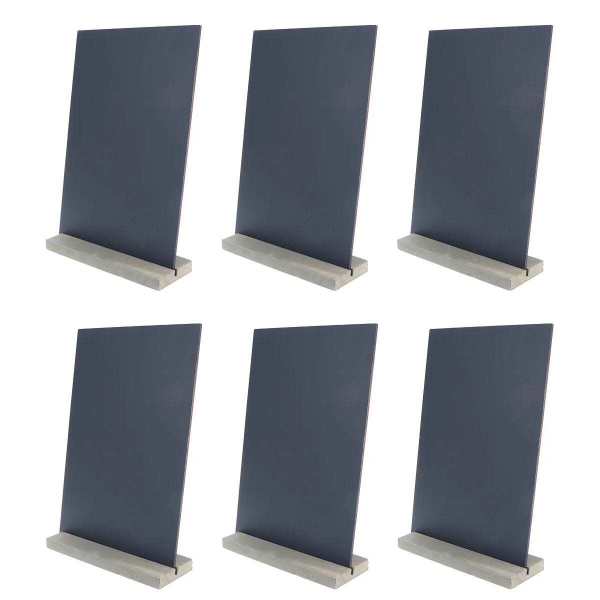 6 Stück tragbare doppelseitige Holztafel, Nachrichtentafel, dekorative Tafel für Küche, Garten, Party, Hochzeit