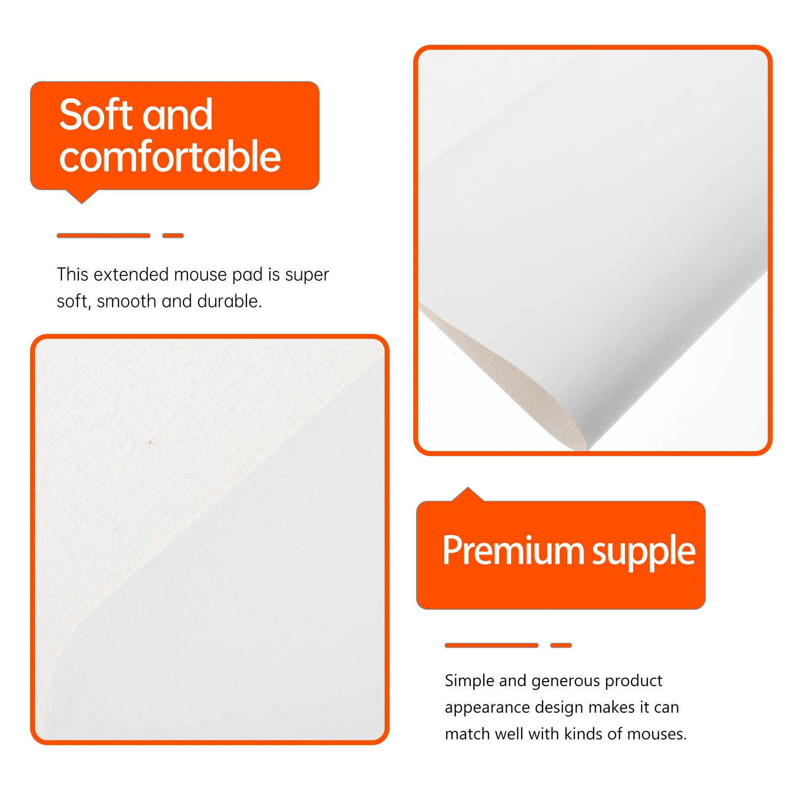 

Large Mouse Pad for Office Gaming Ergonomic Desk Pad Protector Smooth Desktop Big Size Computer Mouse