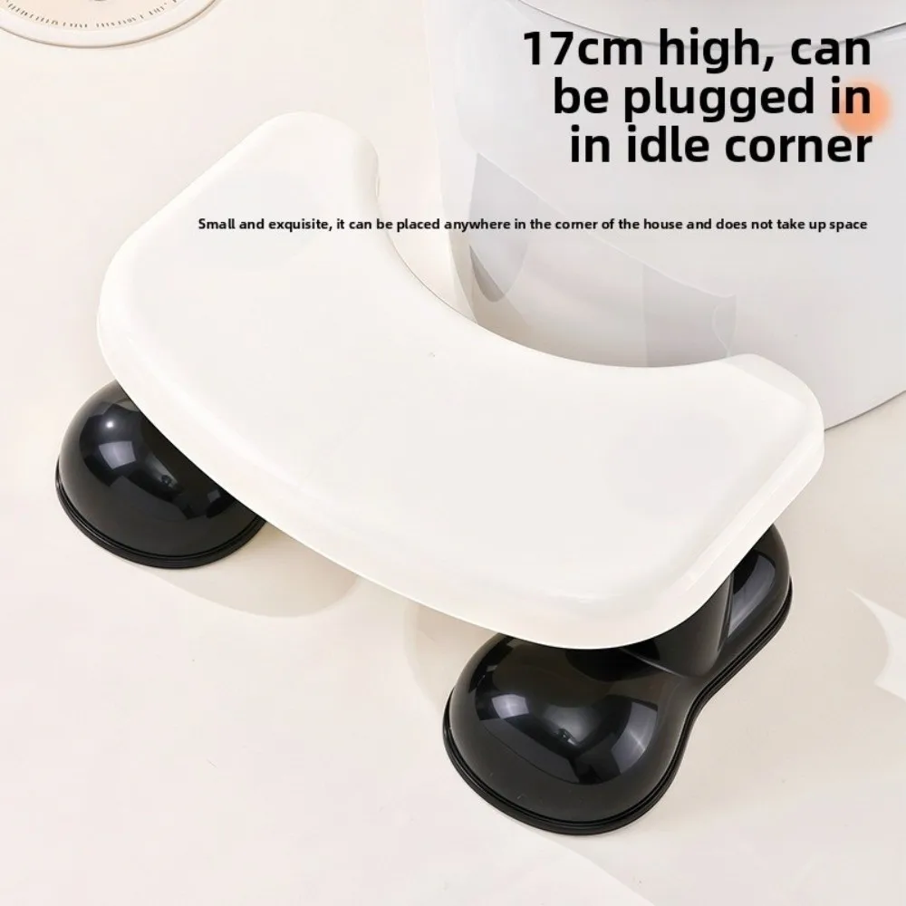 Bangku Toilet Kokoh Nyaman Bangku Kursi Anti Selip Plastik Portabel Gadget Toilet Ergonomis Tebal Anak-anak