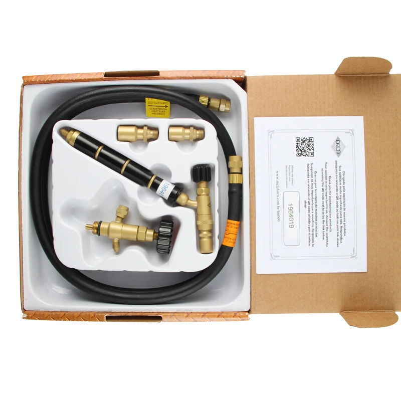 ORCA M75 CRD Jewelry Workshop Soldering Torch Kit with Universal Dual-Outlet PRIMUS Gas Connector for Refillable Tank