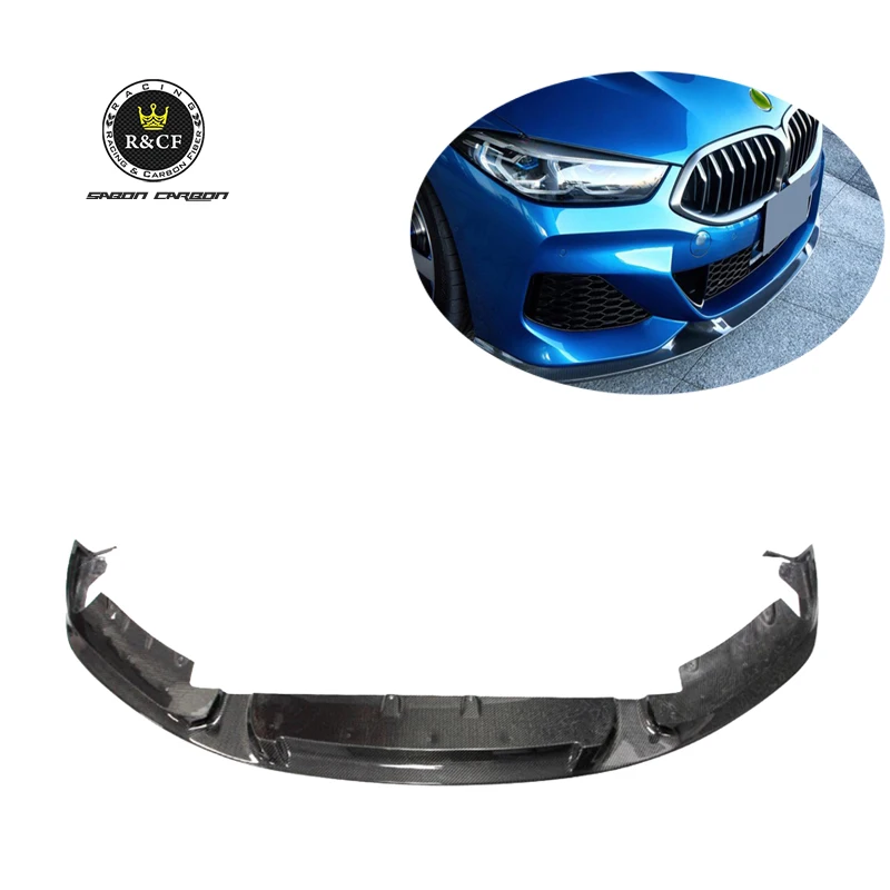 Customization 3DS style Carbon Fiber Front Lip Spoiler 8 SERIES G15 G16 2019 UP