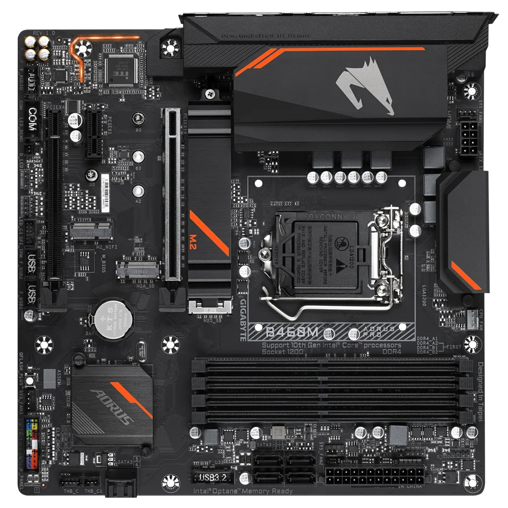 

Used Gigabyte B460M AORUS PRO motherboard DDR4 128GB PCI-E 3.0 M.2 HDMI-compatible Display 1200 Micro ATX