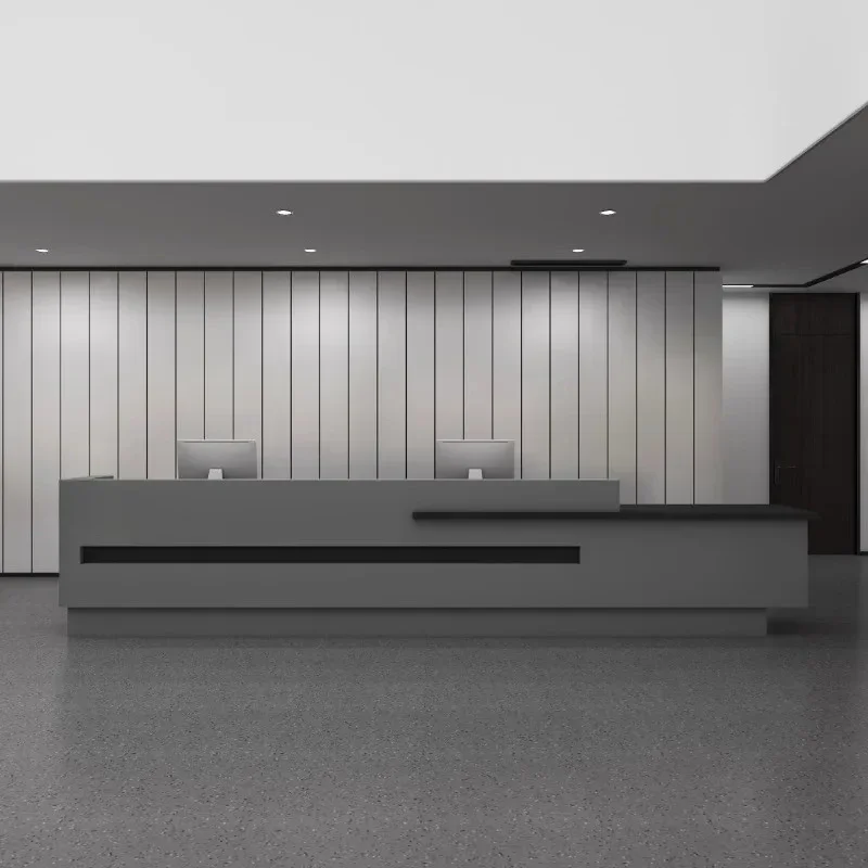 Luxury Salon Reception Desks Modern Shelves Restaurant Company Reception Desks Minimalist Simple Mostrador Lounge Furniture