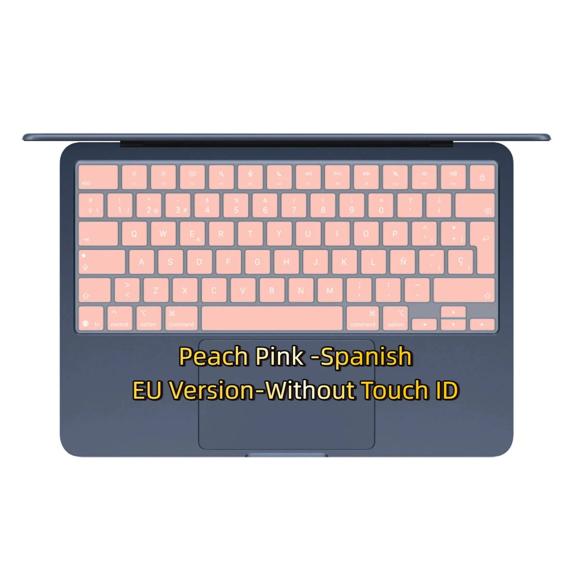 Spanish Multicolors Keyboard Cover EU Layout for MacBook Neo 13 inch (A18) Pro 2026 Release Model A3404 256GB Without Touch ID