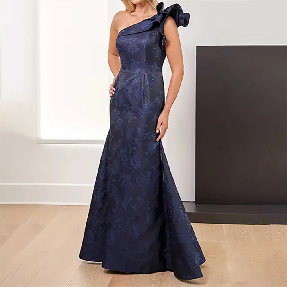 

Сексуальное вечернее платье русалки с открытой спиной для женщин, элегантное длинное платье для выпускного вечера, вечерние платья с рюшами, свадебное платье для гостей, коктейльное мероприятие