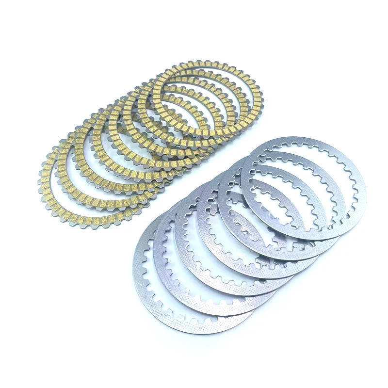 Motorcycle Engine Carbon Fiber & Steel Clutch Friction Plates Discs For Harley Sportster Iron 883 1200