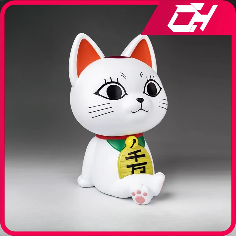 17.5cm Dandadan Turbo Granny Figure Saving Pot Anime Peripheral Cute Cat PVC Action Figure Desktop Decorate Ornament Crafts Gift