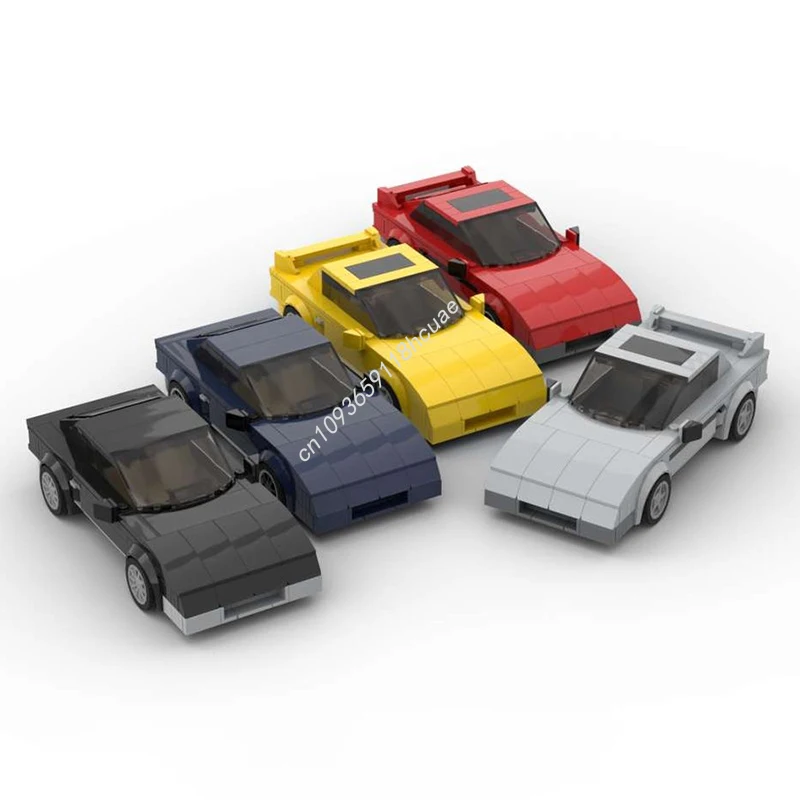 1323 個 MOC ポンティ フィエロ セット 5 色シティ チャンピオンズ スーパーカー モデルビルディングブロック DIY キッズアーキテクチャおもちゃクリスマスギフト