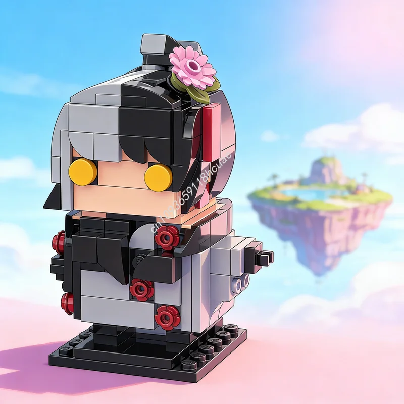 

Набор строительных блоков MOC Brickheadz «Шиори Новелла» (171 деталь), новогодняя модель, архитектурные конструкторы, идеи для рождественских подарков, развивающие игрушки