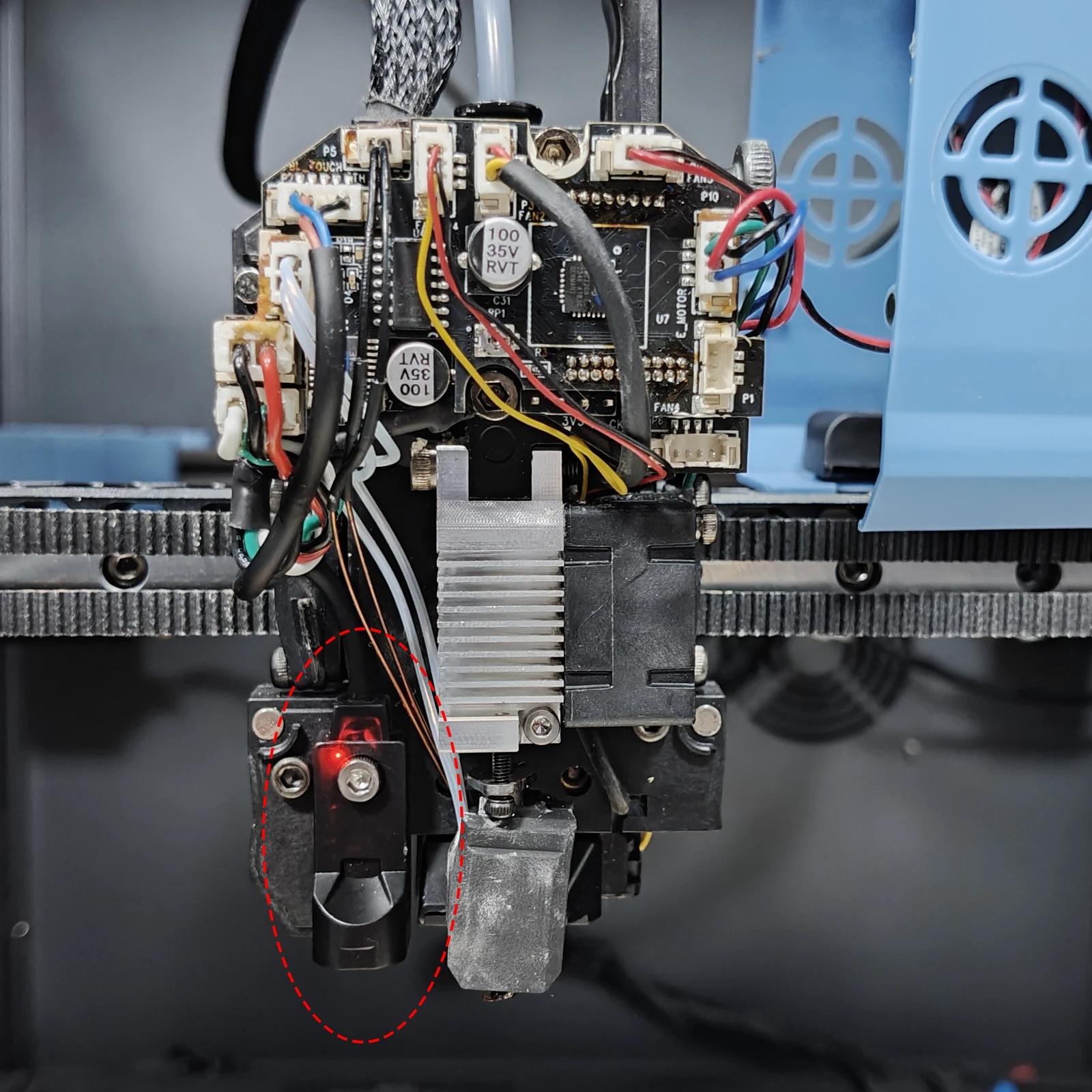 ل SV08 التلقائي التسوية القرب التبديل الاستشعار التحقيق عدة التسوية استبدال أجزاء ل SV08 ثلاثية الأبعاد ملحقات الطابعة #5