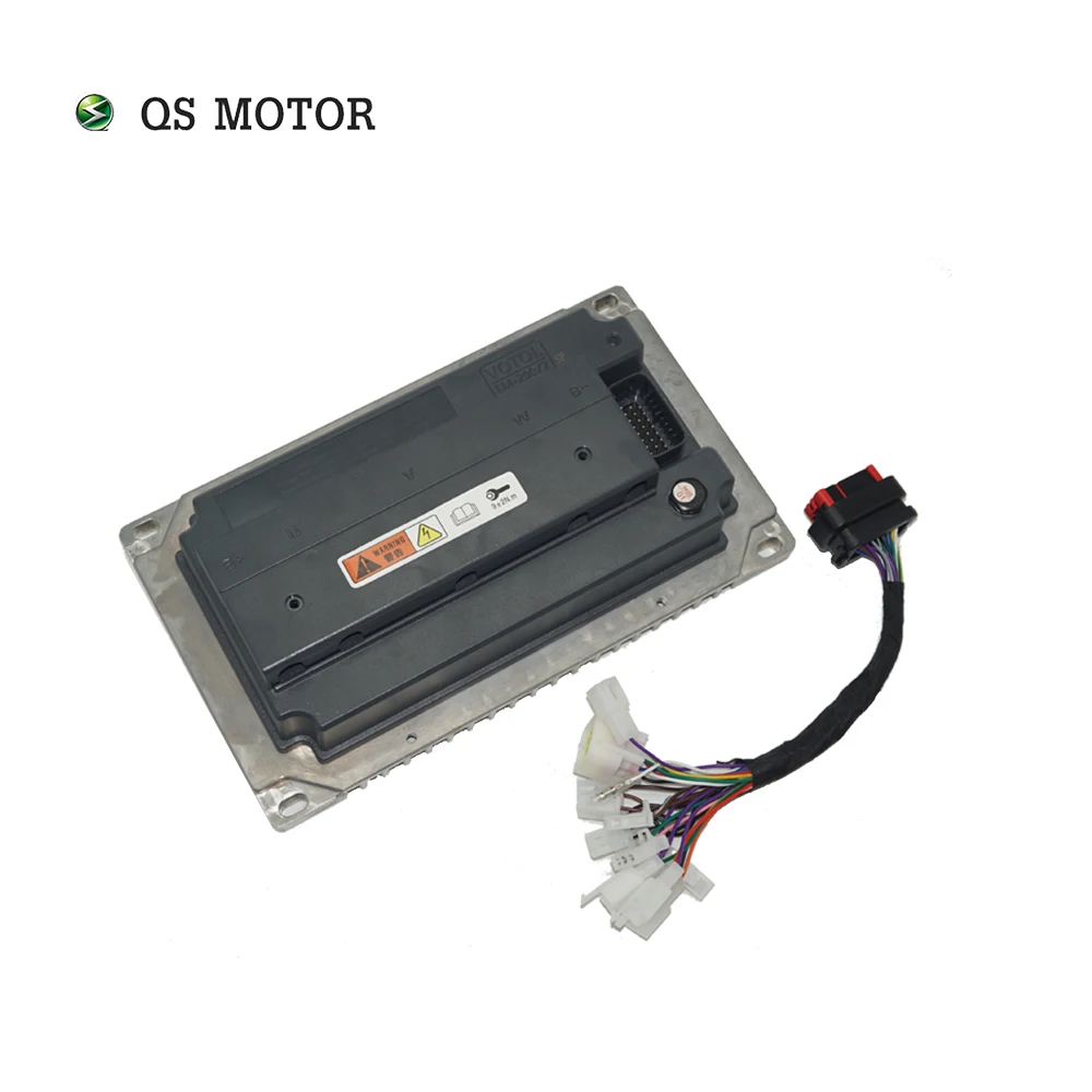 QSMOTOR-Kit de conversión de Motor de accionamiento medio, controlador de EM200-2 en Panel de refrigeración grande para motocicleta eléctrica, QS138, 3kW, V3, 72V, 100KPH