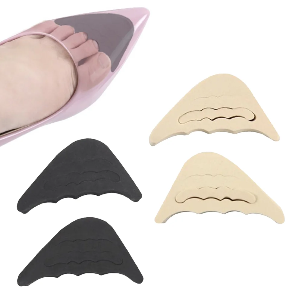 2 Pairs High Heel Insole Forefoot Pad Sneakers Women Woman Shoe Miss Womens Slip on