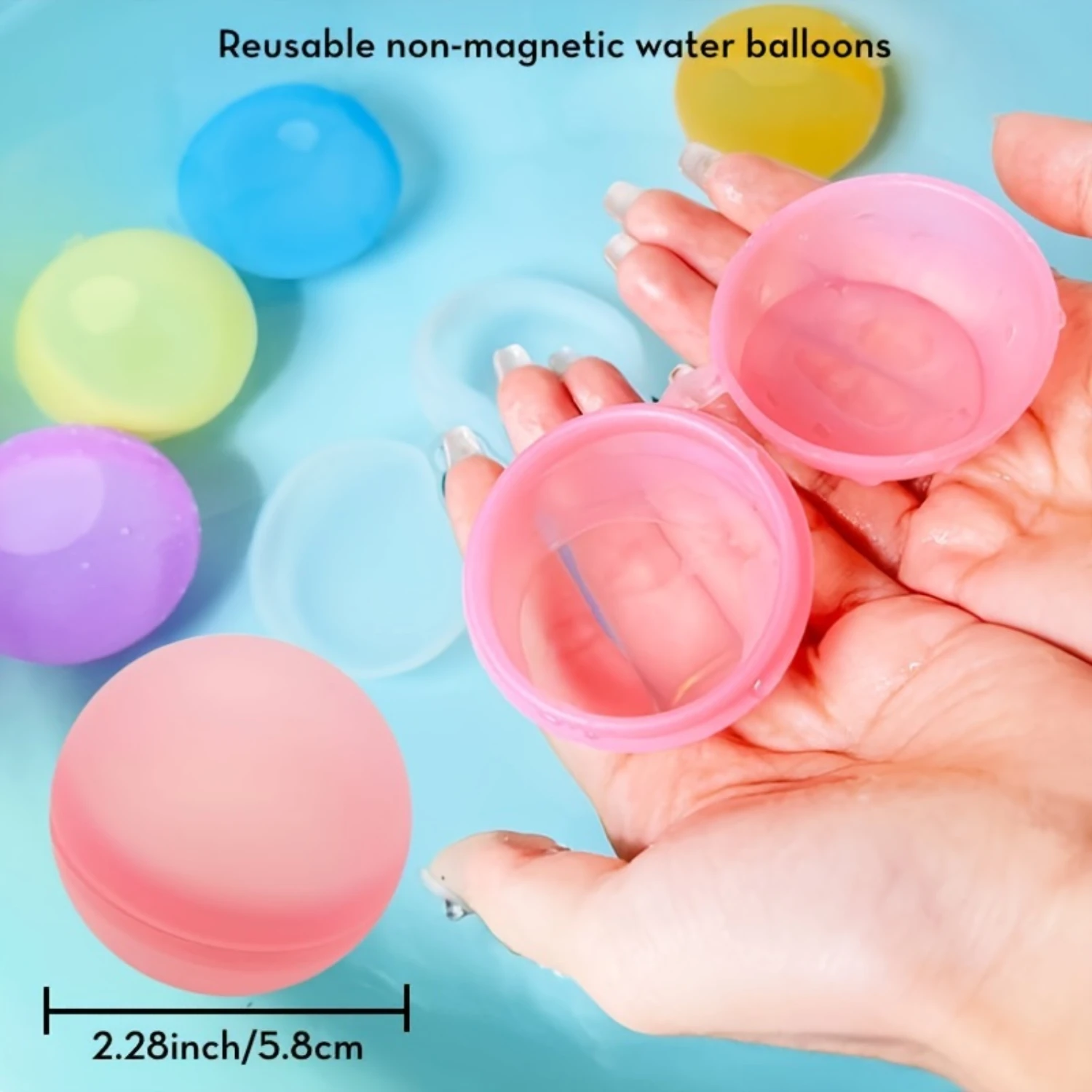 Reusable Water Balls for Boys and Girls  Pool and Beach Toys for Outdoor Summer Fun