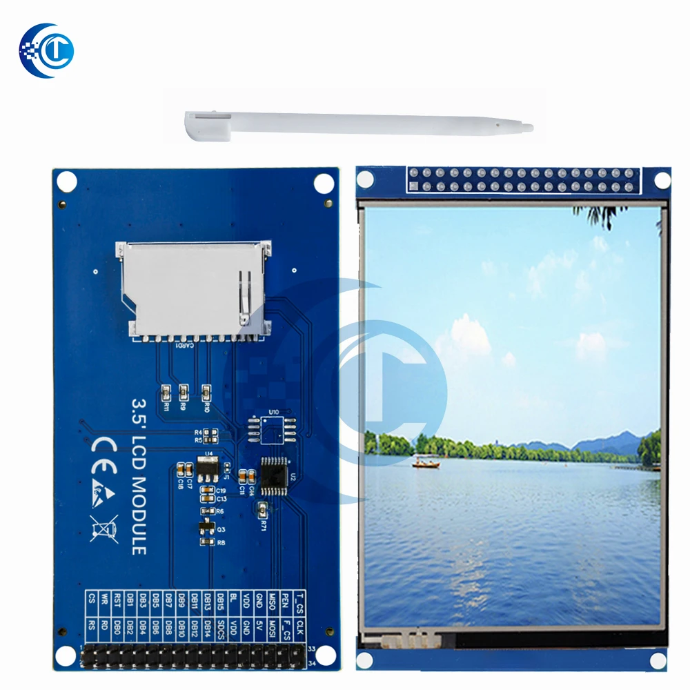 3.5 Inch 320x480 SPI TFT Serial Port Module 5V/3.3V PCB Adapter ST7796S/ST7796U LCD Display For Arduino