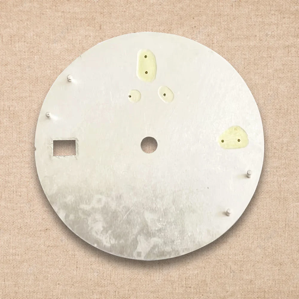 New 28.5mm S Logo Dial NH35 Roman dial Suitable for NH35/NH36/4R/7S Japan Movement Ice Blue Luminous Watch Modification Accessor image 2