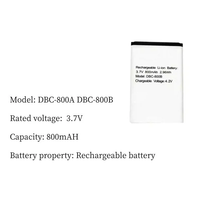 1-2PCS 3.7V 800mAh Replacement Battery for 500 510 DBC-800A DBC-800B