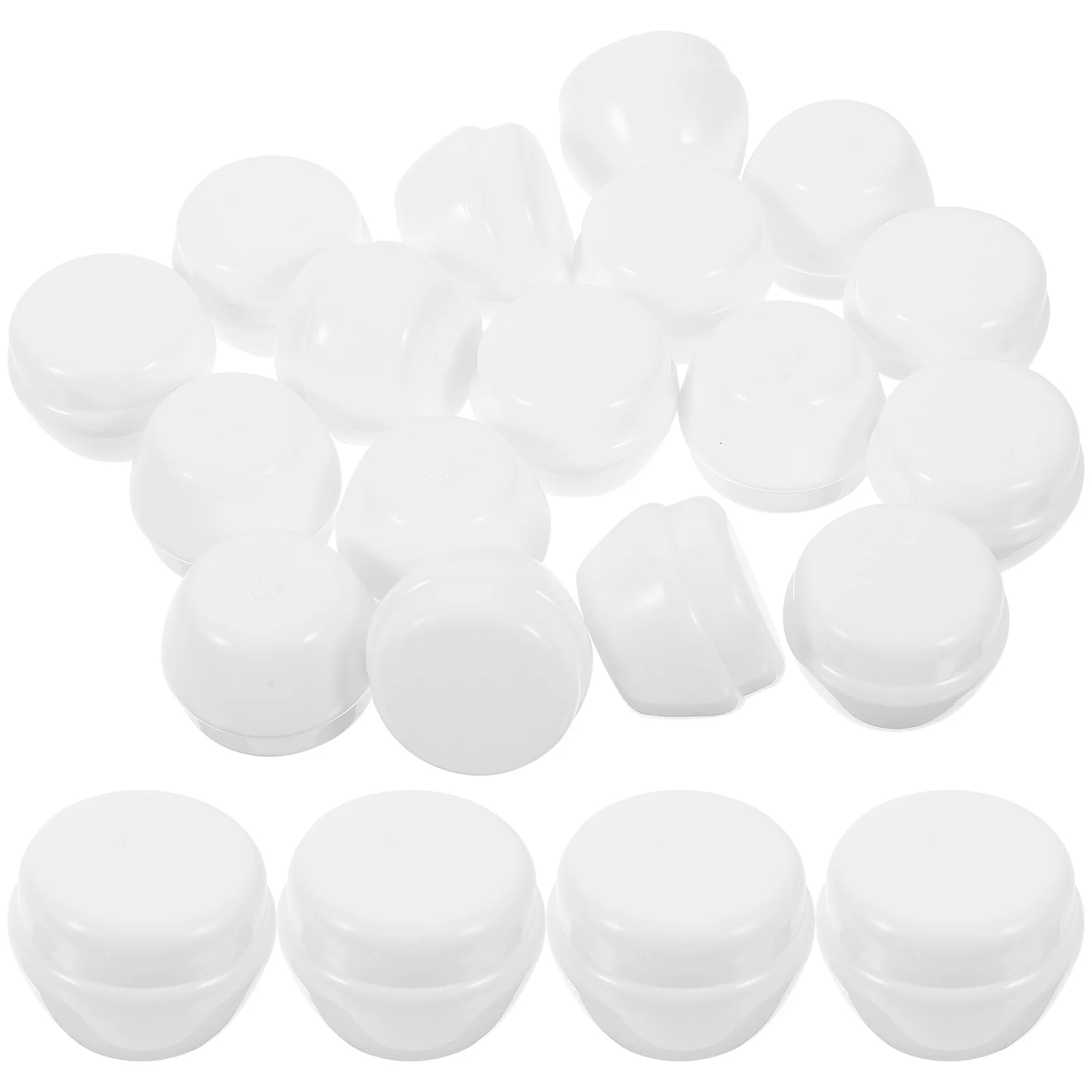 40 pezzi mini barattoli di crema a forma di fungo contenitori a prova di perdite contenitori per lozioni da viaggio barattoli di cosmetici barattolo di plastica