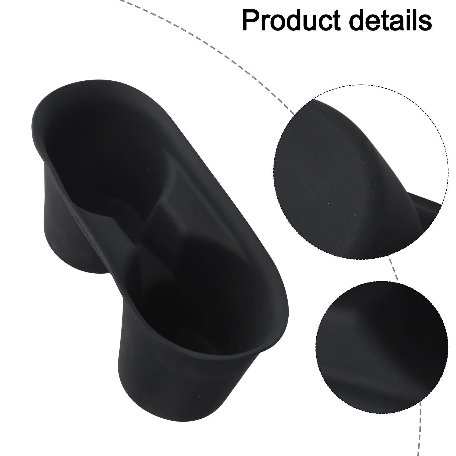 Travel Convenience Silicone Car Cup Holder Storage Tray For Car Soft Texture Grip Clutter-free Organization Minimizes Noise