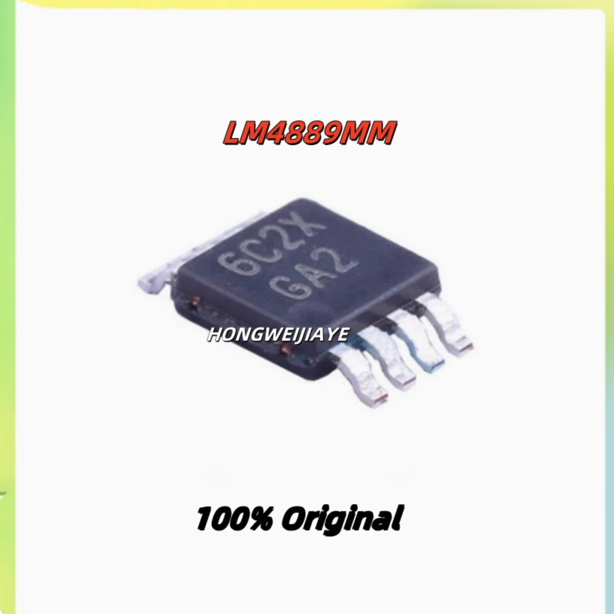 

5PCS 100% New LM3488MMX LM4809MMX LM4889MM GA2 VSSOP-8 Brand New Original Chips ic