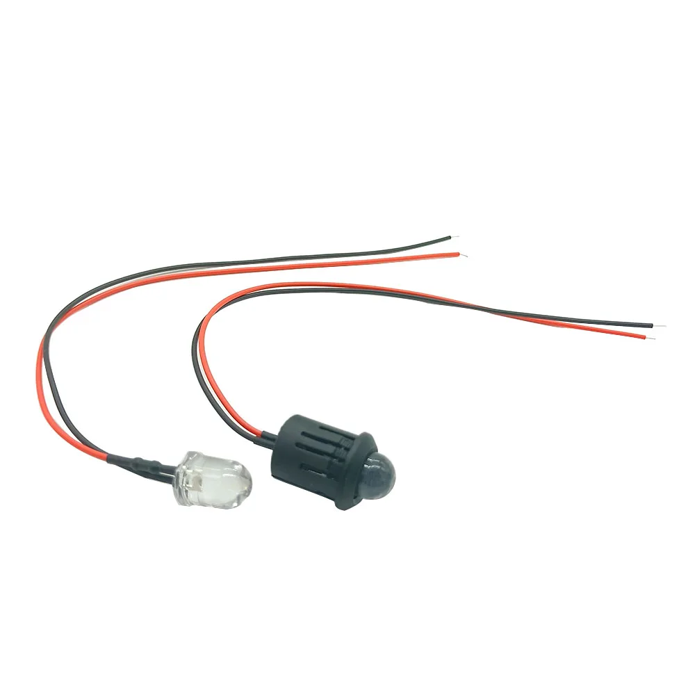 

20pcs lot 20cm Pre Wired 3mm 5mm LED Light Lamp Bulb Prewired Emitting Diodes For DIY Home Decoration DC12V