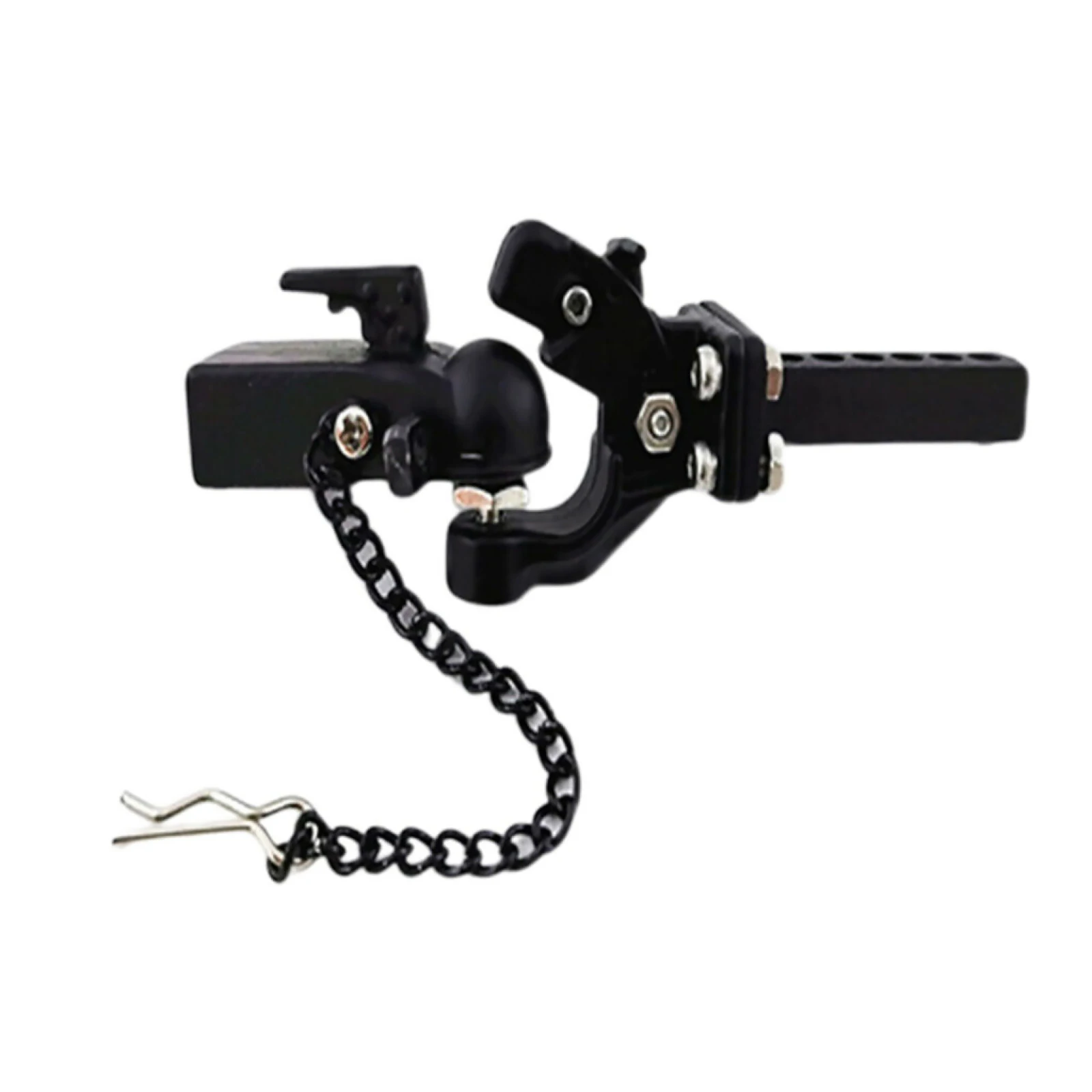 

1 комплект, металлический сцепный крюк для прицепа, соединительный крюк, комплект приемника для TRX4 1/10, RC гусеничный автомобиль, аксессуары, запчасти