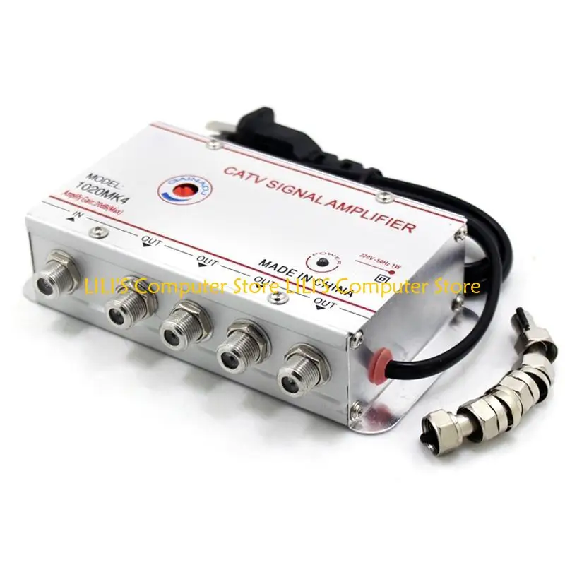 

A52B 4Way 20DB Antenna Amplifier Anti-interference Home Box
