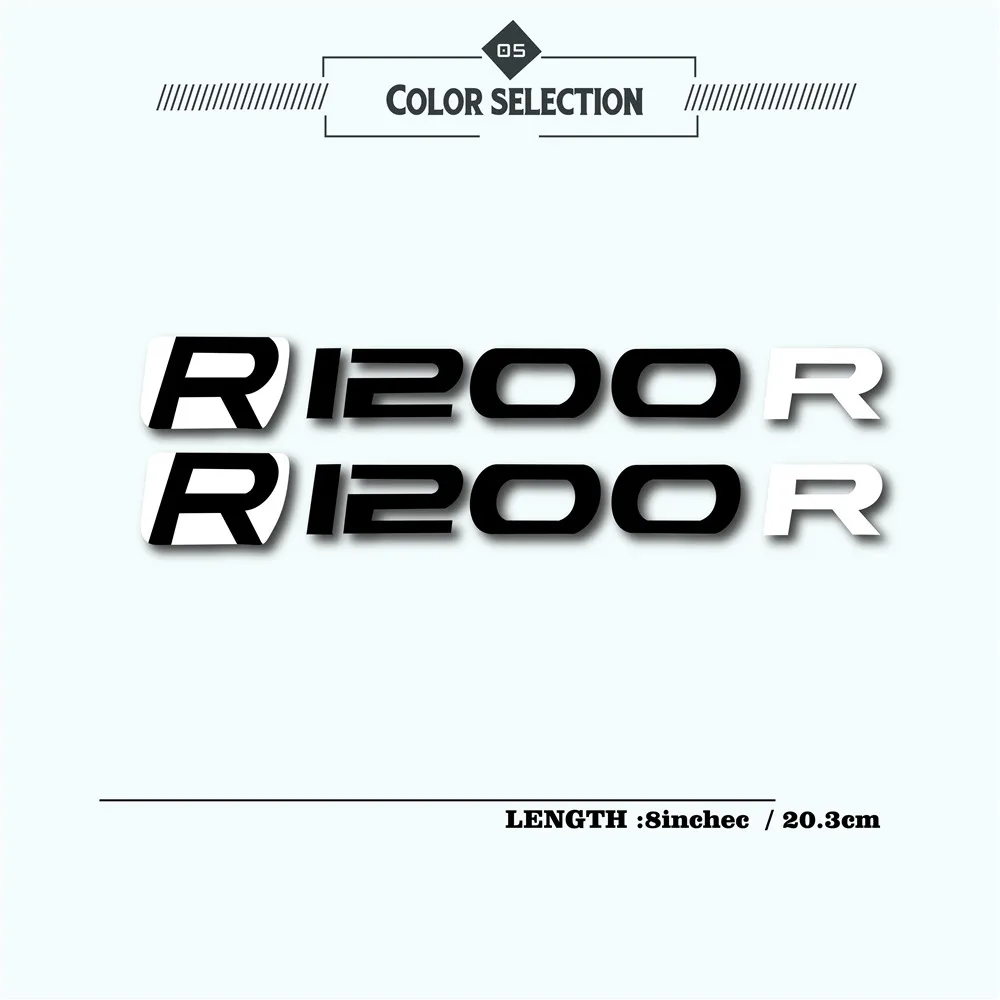 Nowy moto rcycle rowerów naklejka na zbiornik paliwa koła kask MOTO wodoodporna odblaskowe logo dla bmw r1200r r 1200 R1200R