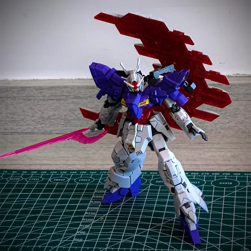 Star HGUC 215 1/144 Moon Mech Assembly Model Kit Action Figure With Bracket Water Sticker Desktop Decoration Model Doll Toy Gift